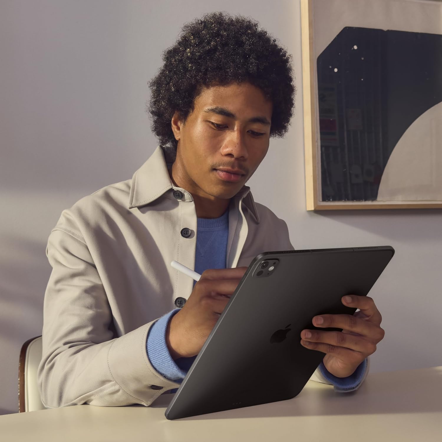 Apple iPad Pro 11-Inch (M4): Built for Apple Intelligence, Ultra Retina XDR Display, 512GB, 12MP Front/Back Camera, LiDAR Scanner, Wi-Fi 6E, Face ID, All-Day Battery Life — Silver - Image 5